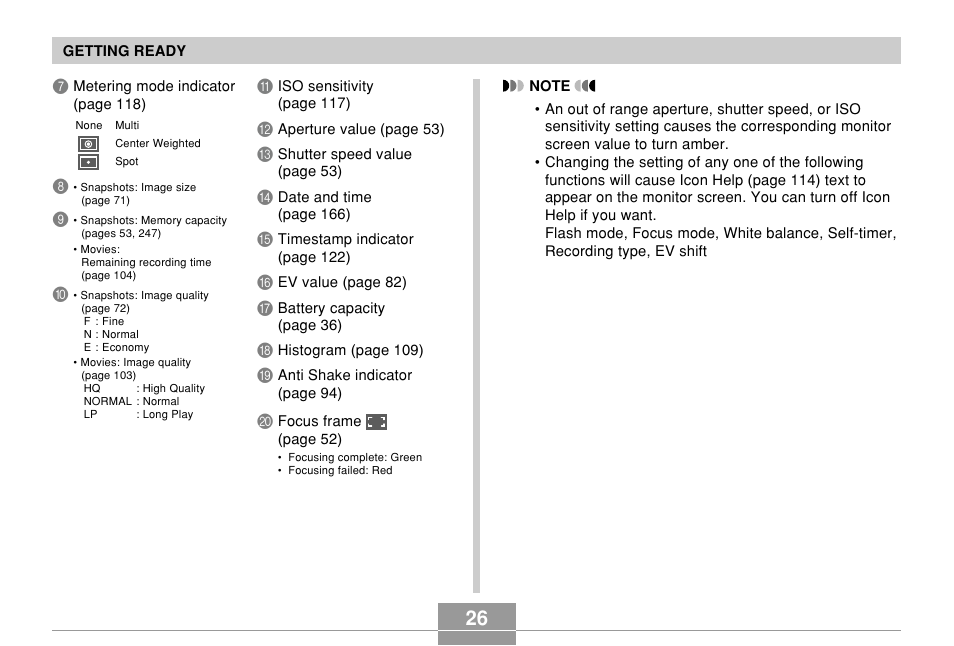 Casio EX-Z70 User Manual | Page 26 / 252