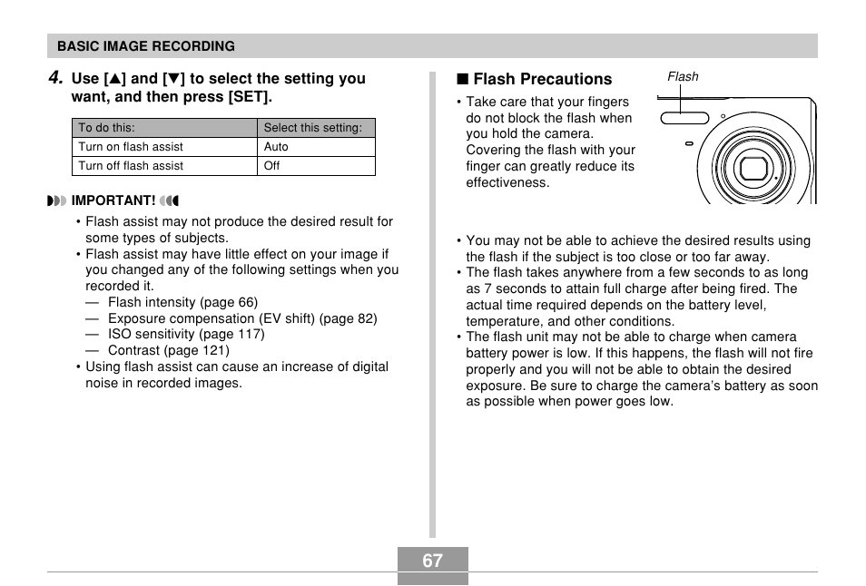 Casio EX-Z70 User Manual | Page 67 / 252