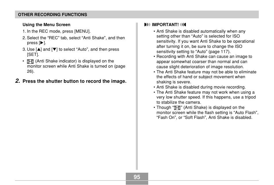 Casio EX-Z70 User Manual | Page 95 / 252