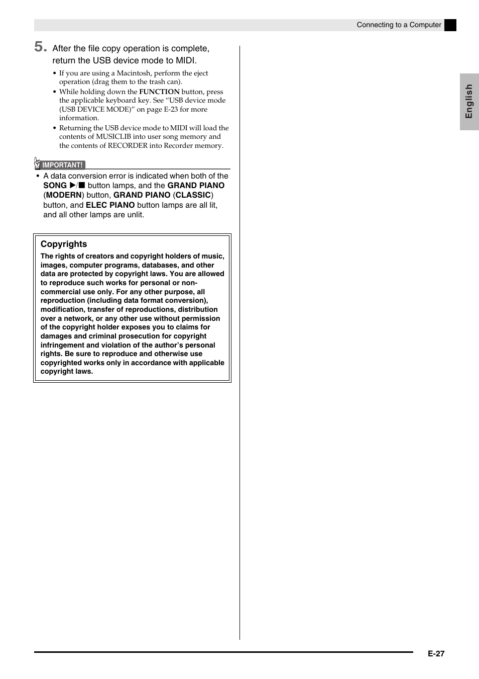 Casio PRIVIA PX-130 User Manual | Page 29 / 36