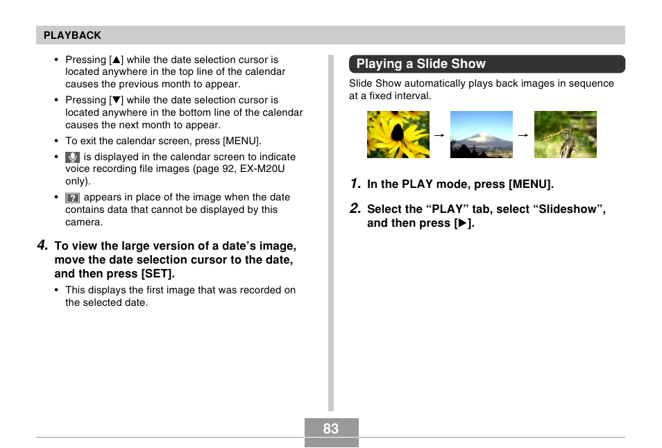 Casio EXILIM EX-M20U User Manual | Page 8 / 19