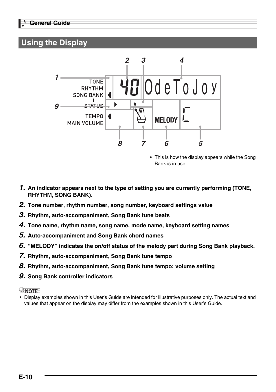 Casio CTK-245 User Manual | Page 12 / 46