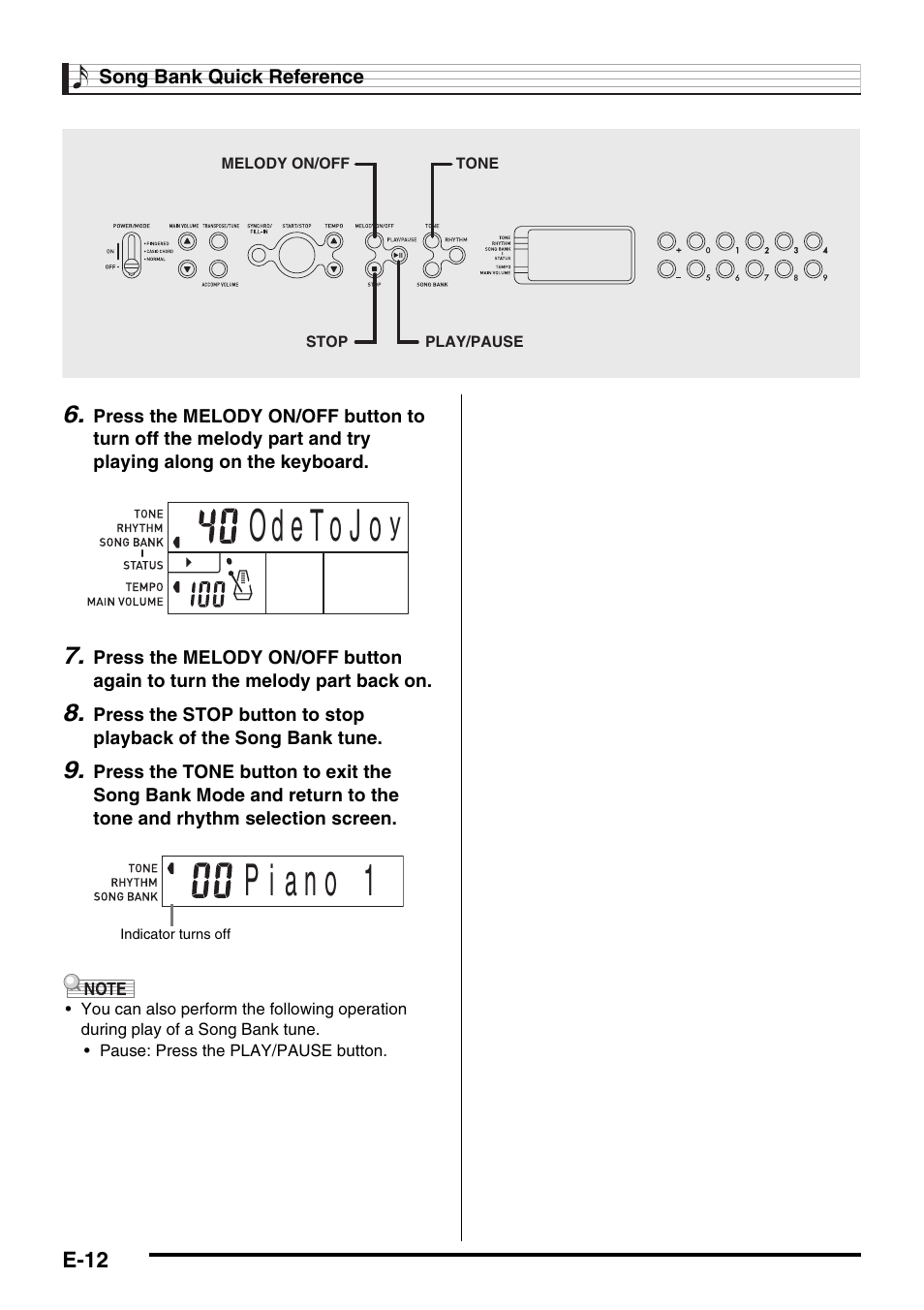 Casio CTK-245 User Manual | Page 14 / 46