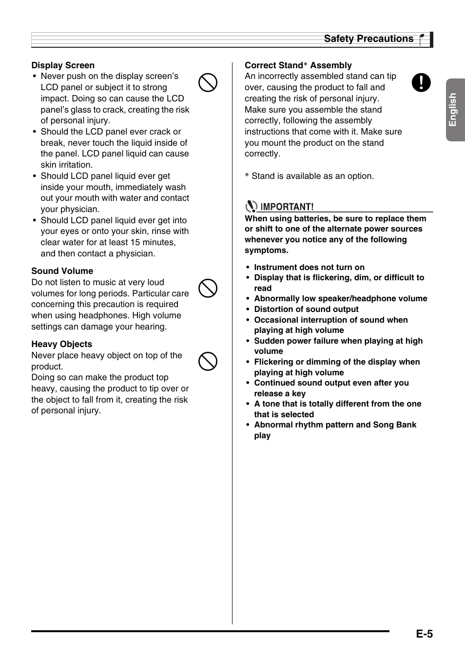 Casio CTK-245 User Manual | Page 7 / 46