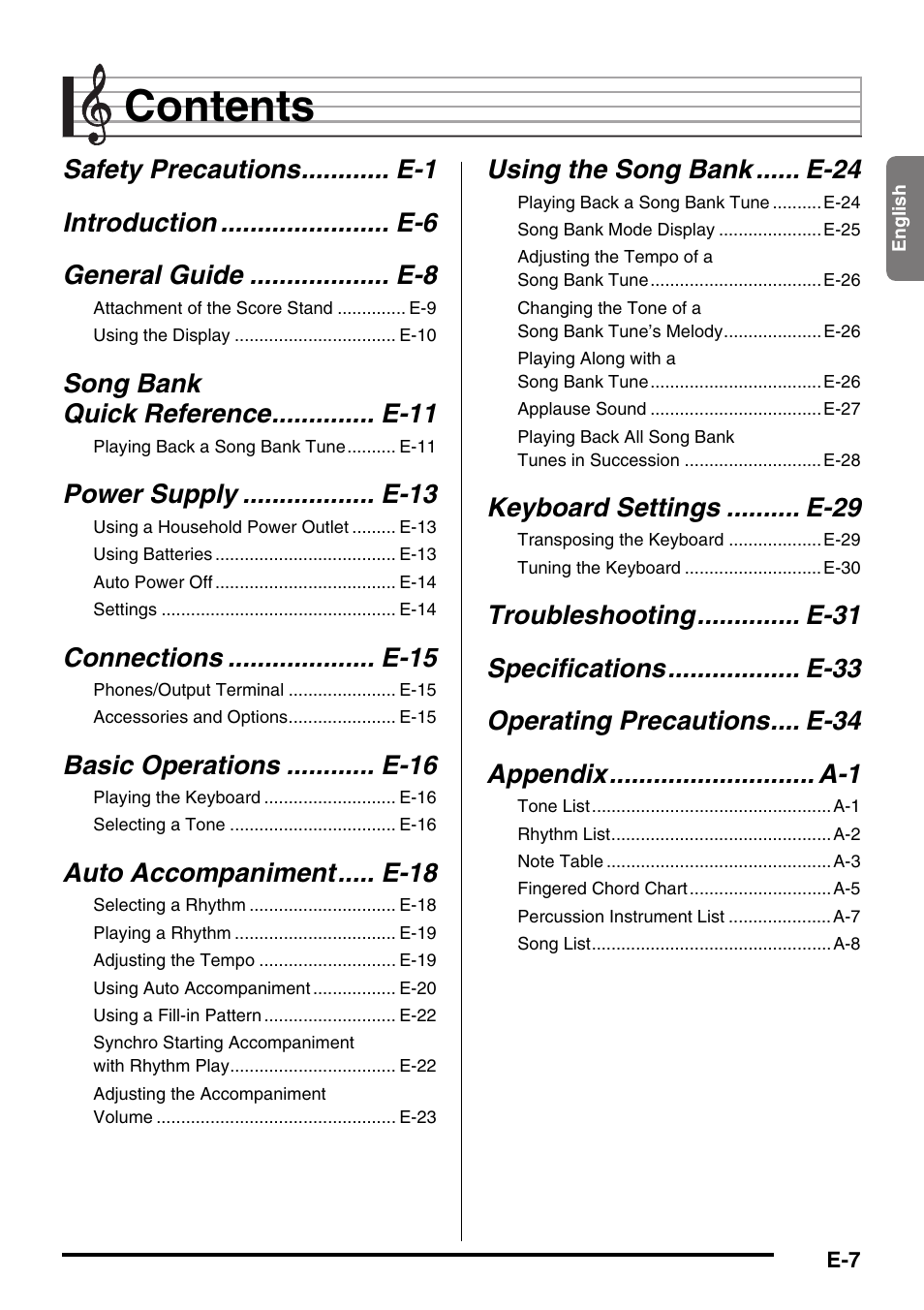 Casio CTK-245 User Manual | Page 9 / 46
