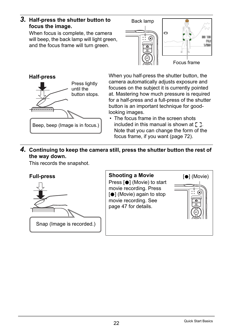 Casio EXILIM EX-H10 User Manual | Page 22 / 189