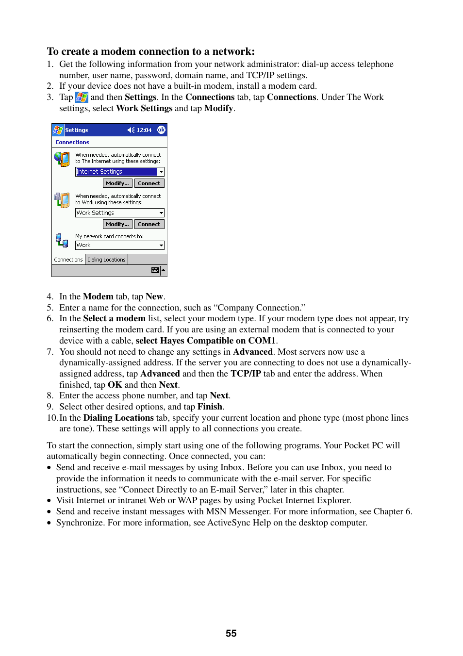 Casio E-200 User Manual | Page 55 / 65