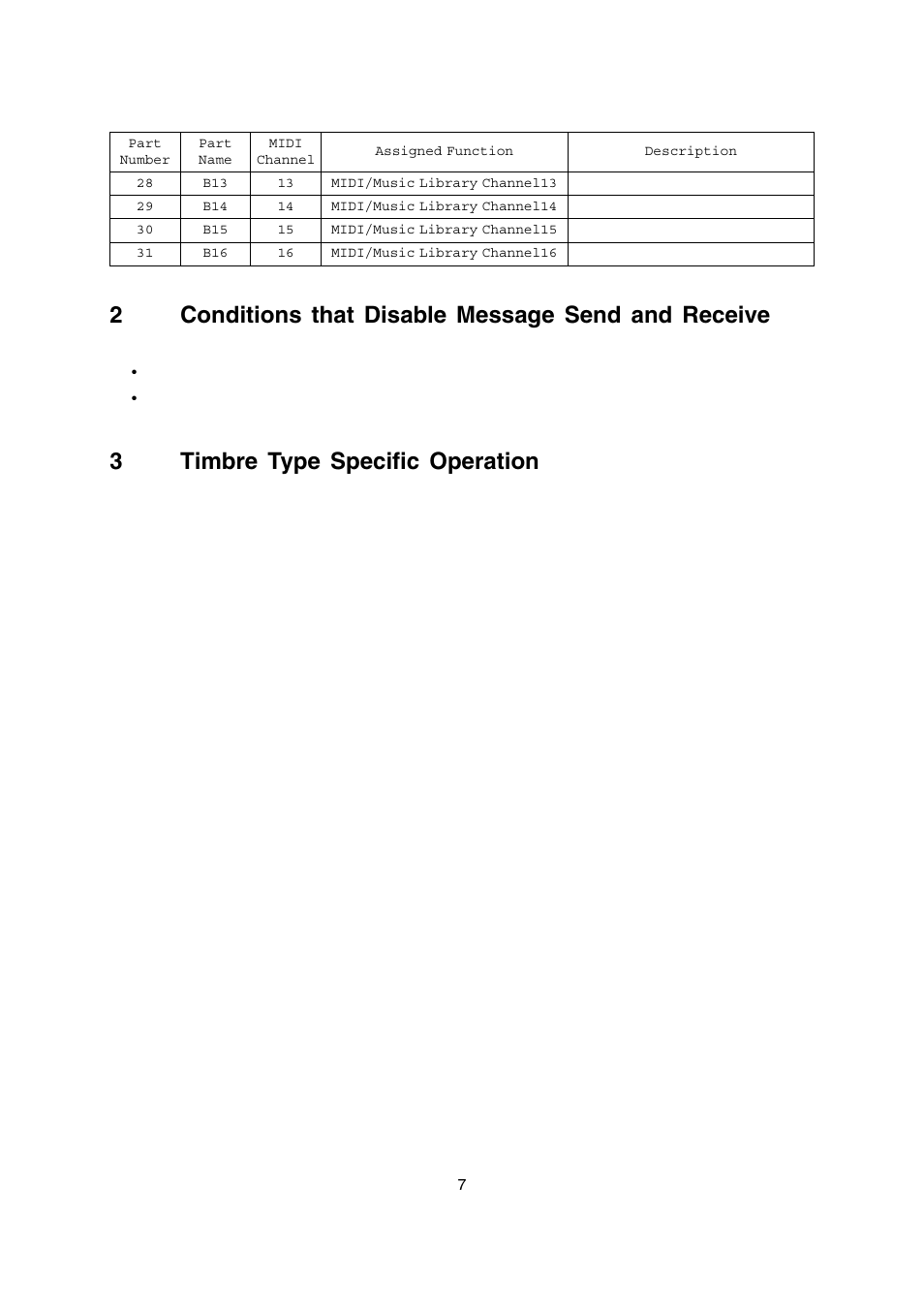 2conditions that disable message send and receive, 3timbre type specific operation | Casio AP-200 User Manual | Page 7 / 45