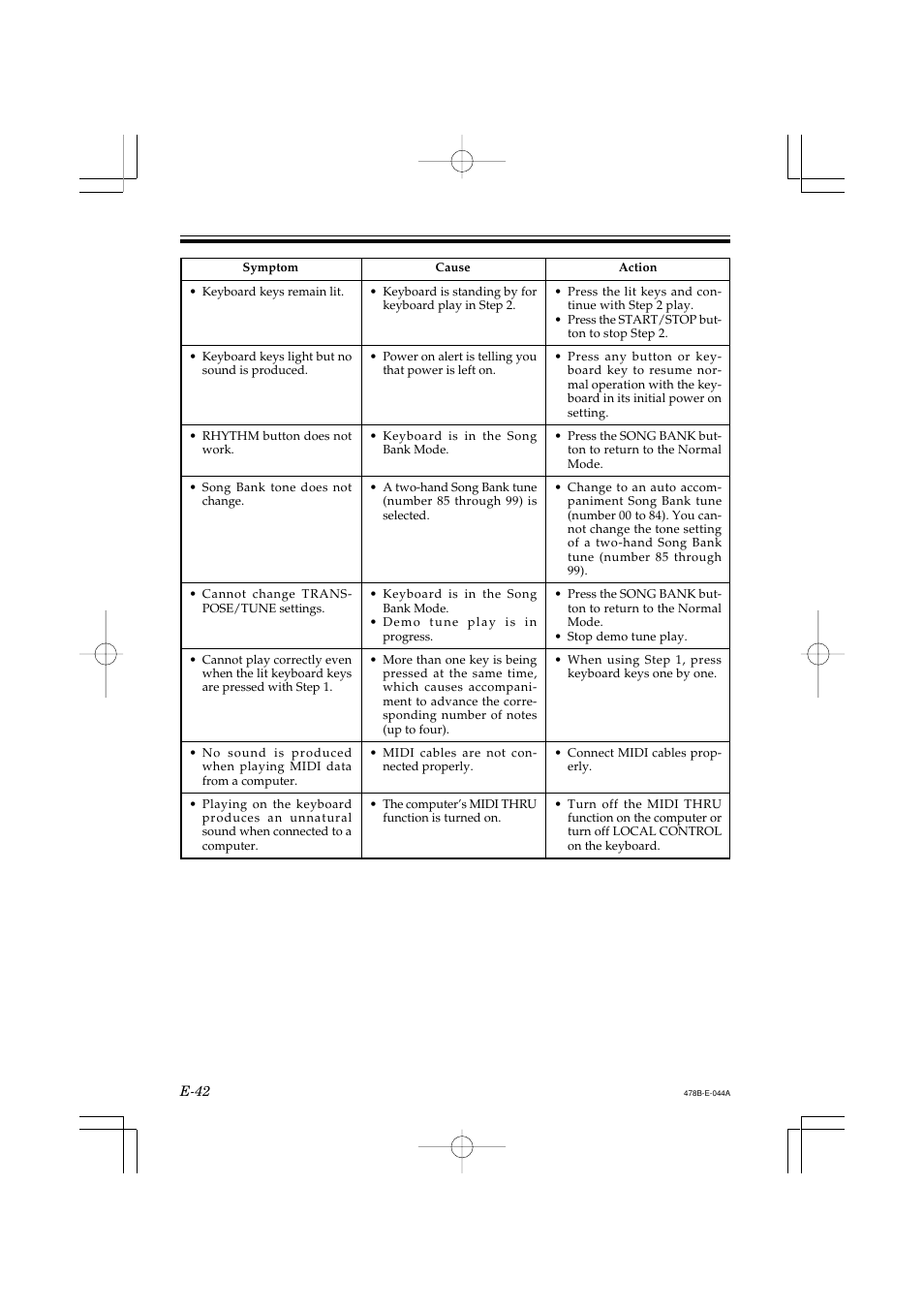 Casio LK-40 User Manual | Page 44 / 59