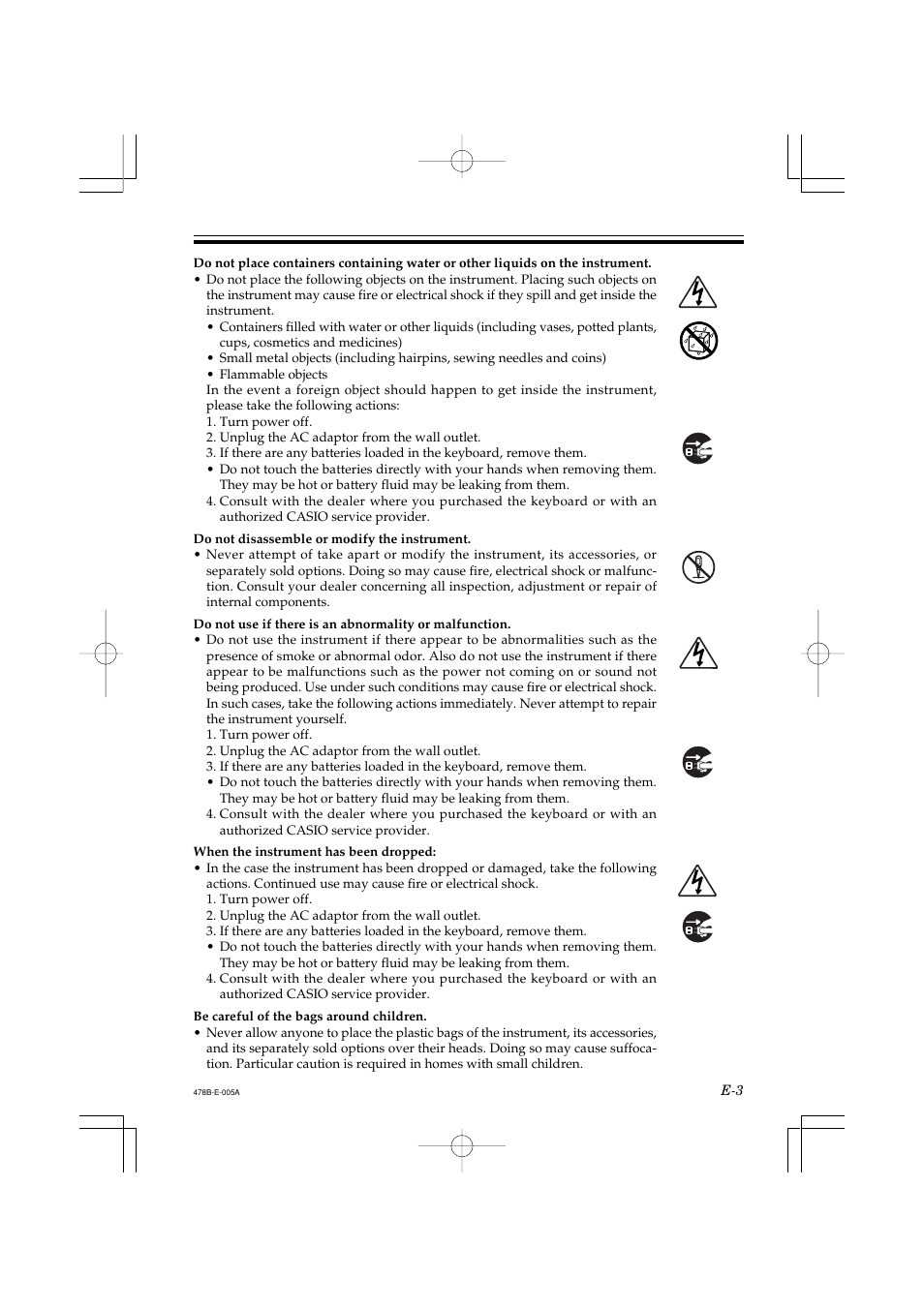 Casio LK-40 User Manual | Page 5 / 59