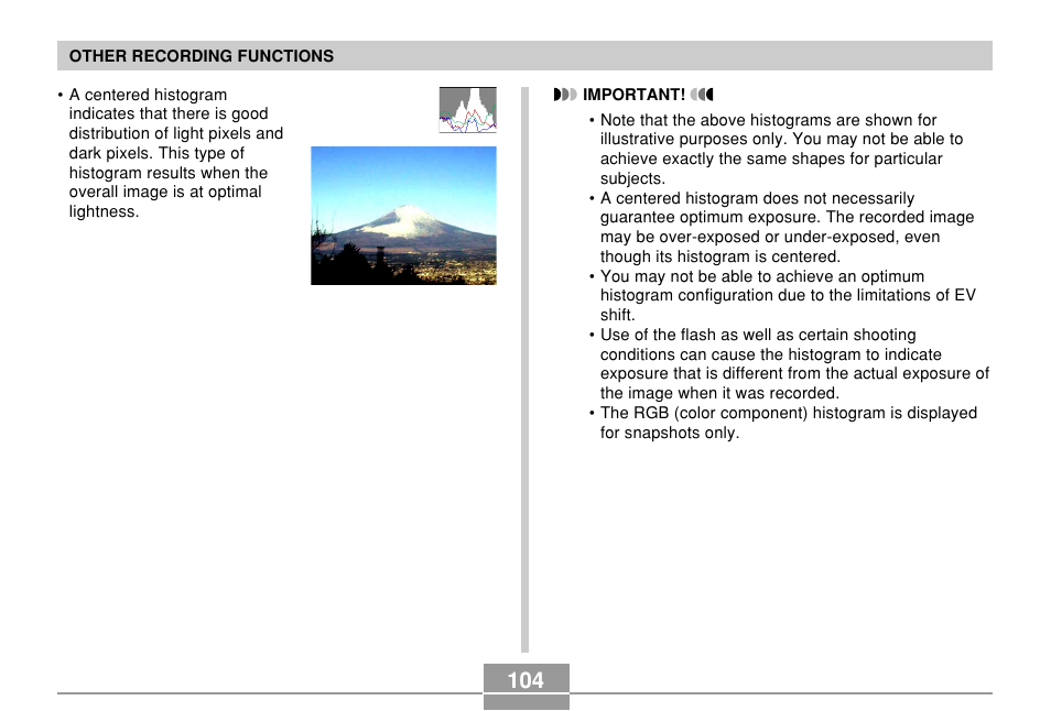 Casio EX-Z500 User Manual | Page 104 / 227