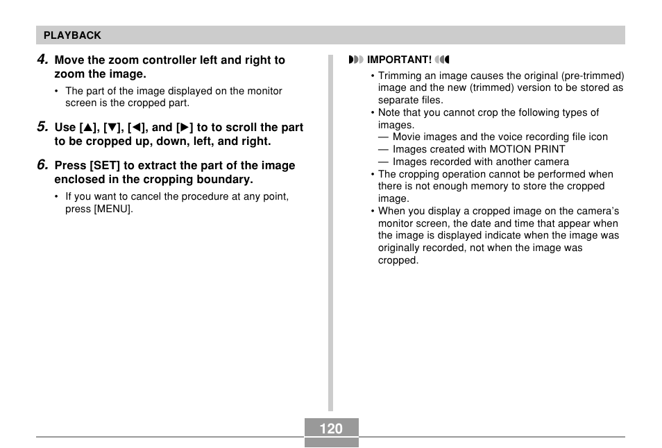 Casio EX-Z500 User Manual | Page 120 / 227