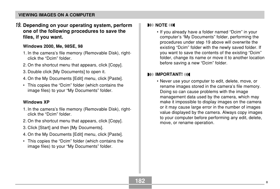 Casio EX-Z500 User Manual | Page 182 / 227