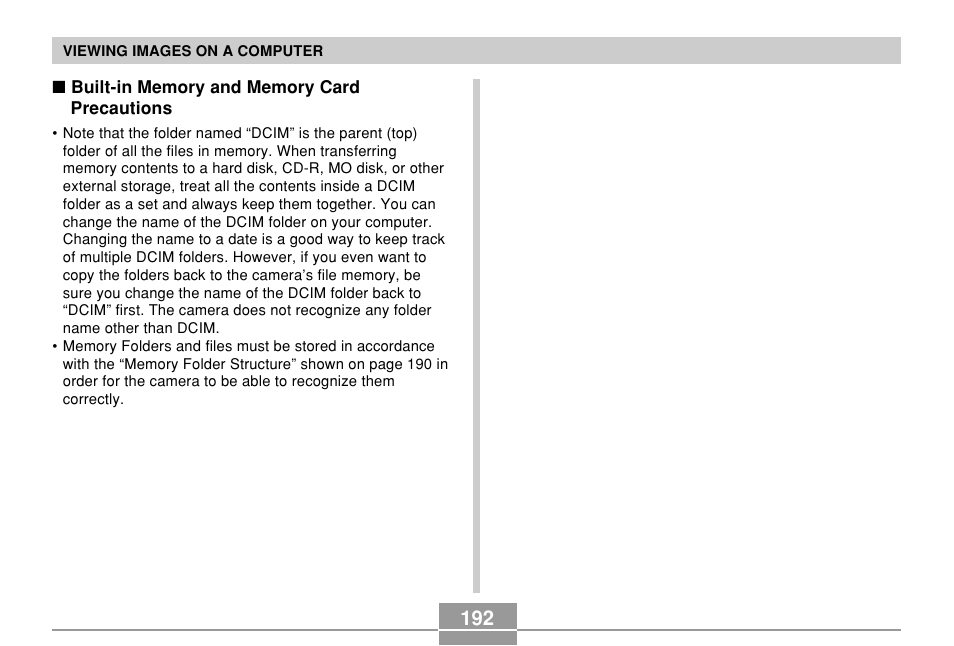 Casio EX-Z500 User Manual | Page 192 / 227