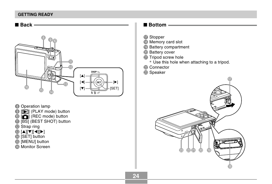 Casio EX-Z500 User Manual | Page 24 / 227