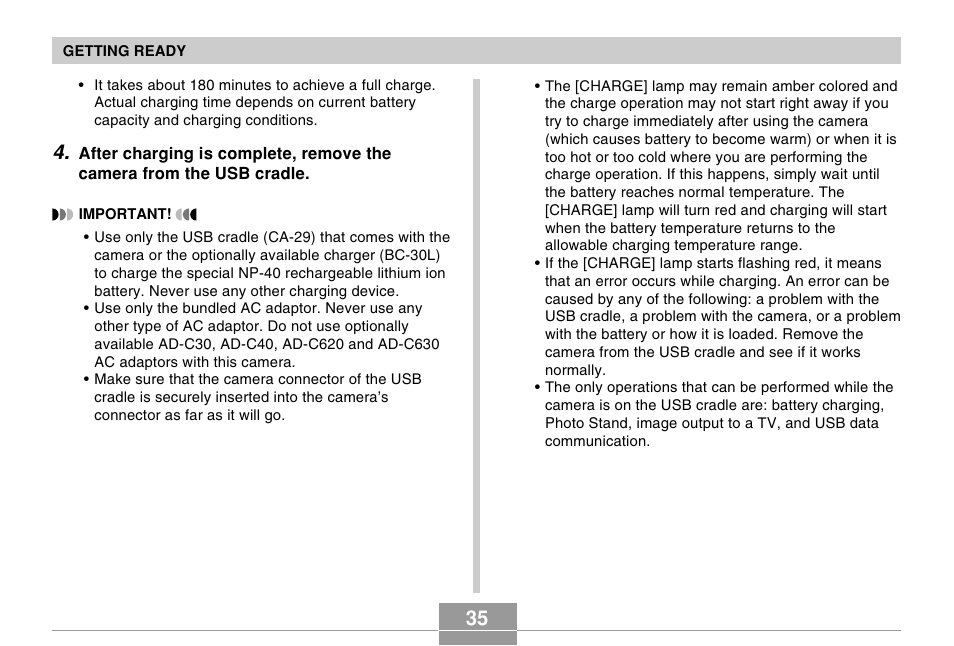 Casio EX-Z500 User Manual | Page 35 / 227