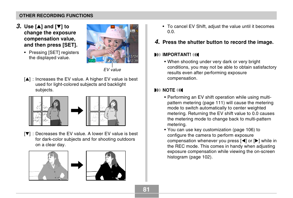 Casio EX-Z500 User Manual | Page 81 / 227