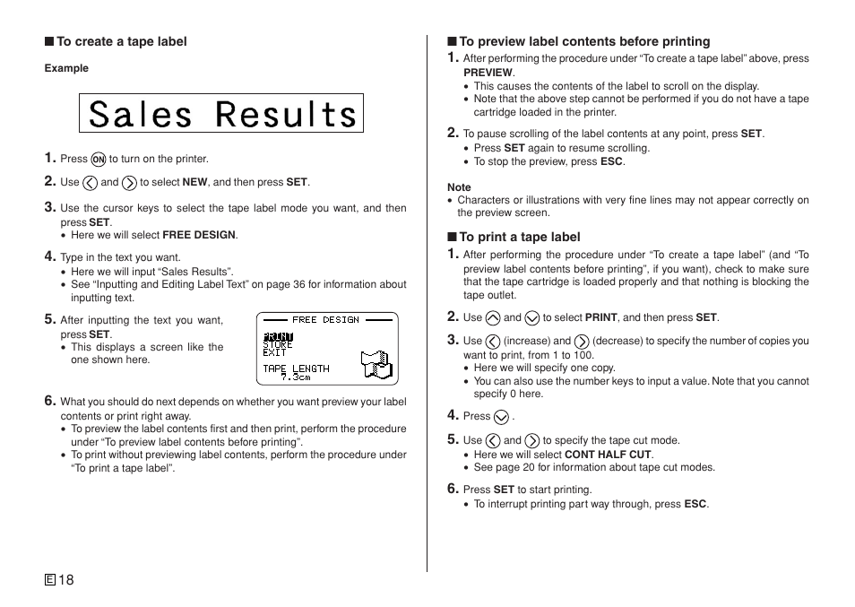 Casio KL-7400 User Manual | Page 21 / 68