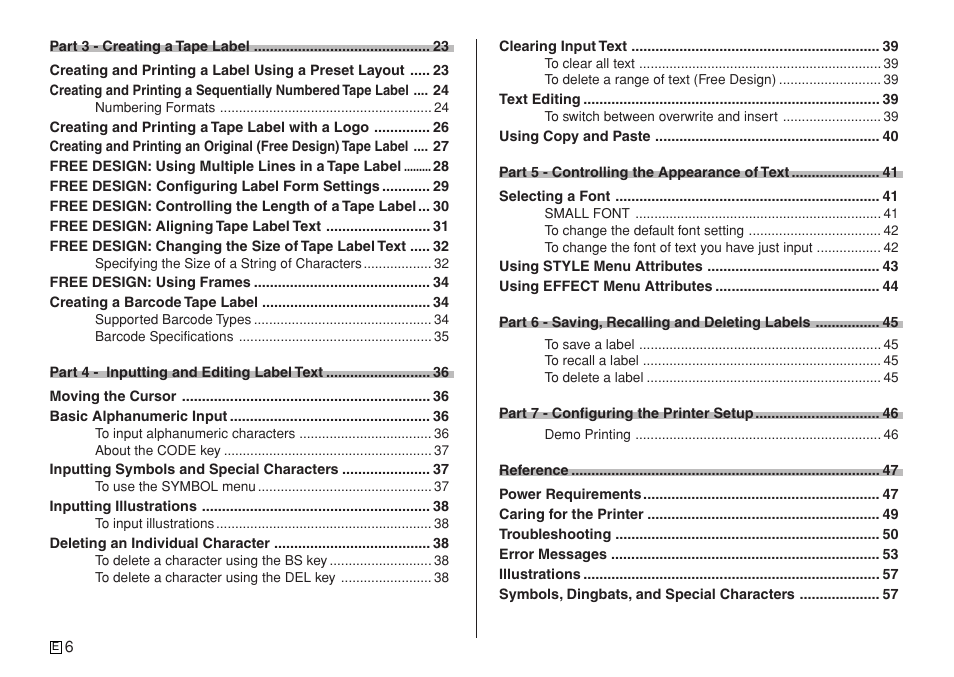 Casio KL-7400 User Manual | Page 9 / 68