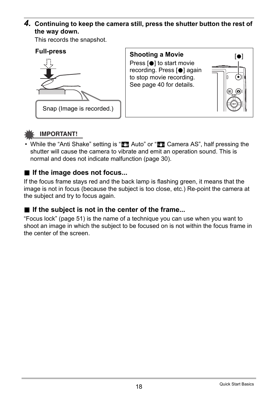 Casio EXILIM EX-Z150 User Manual | Page 18 / 137