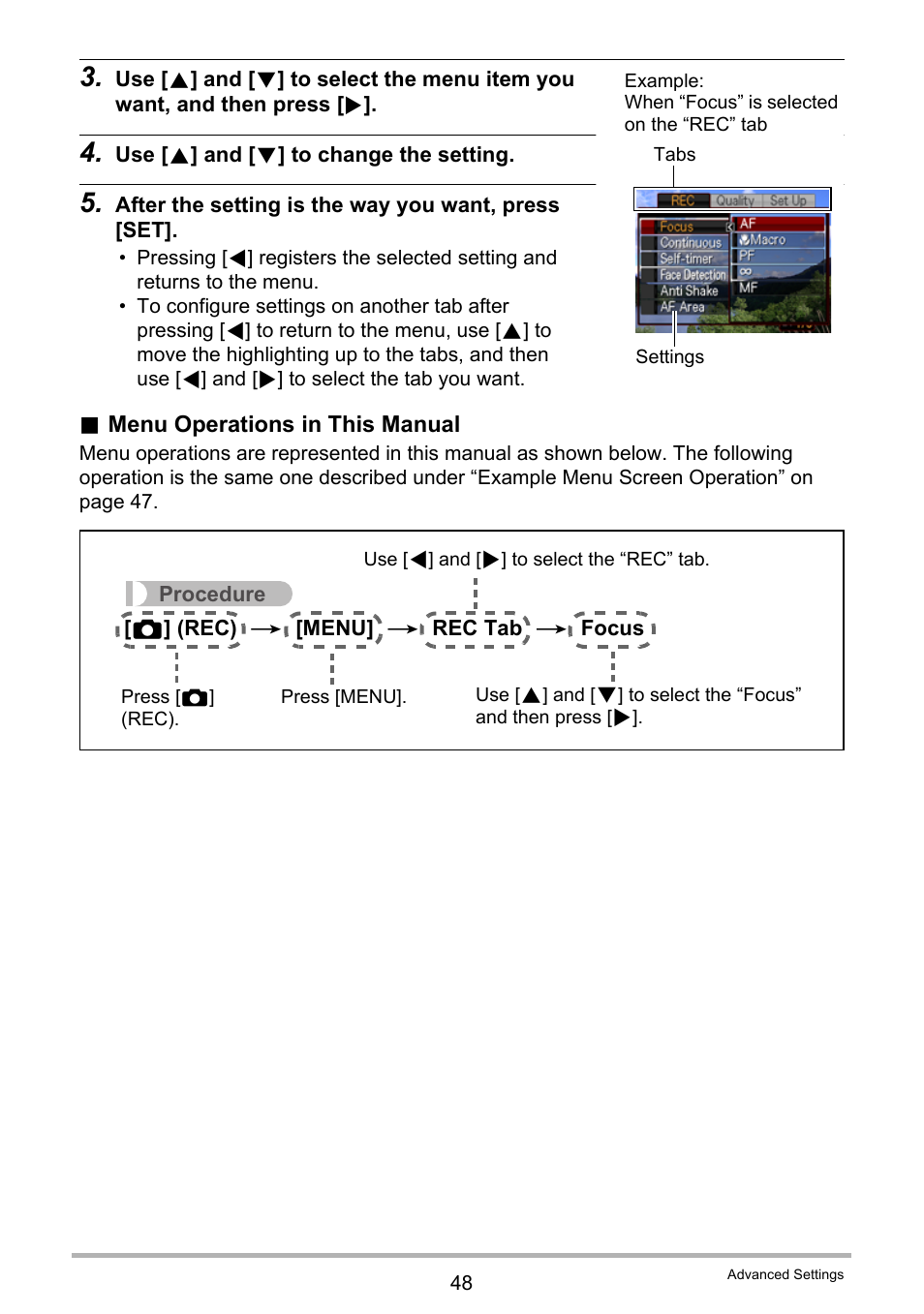 Casio EXILIM EX-Z150 User Manual | Page 48 / 137