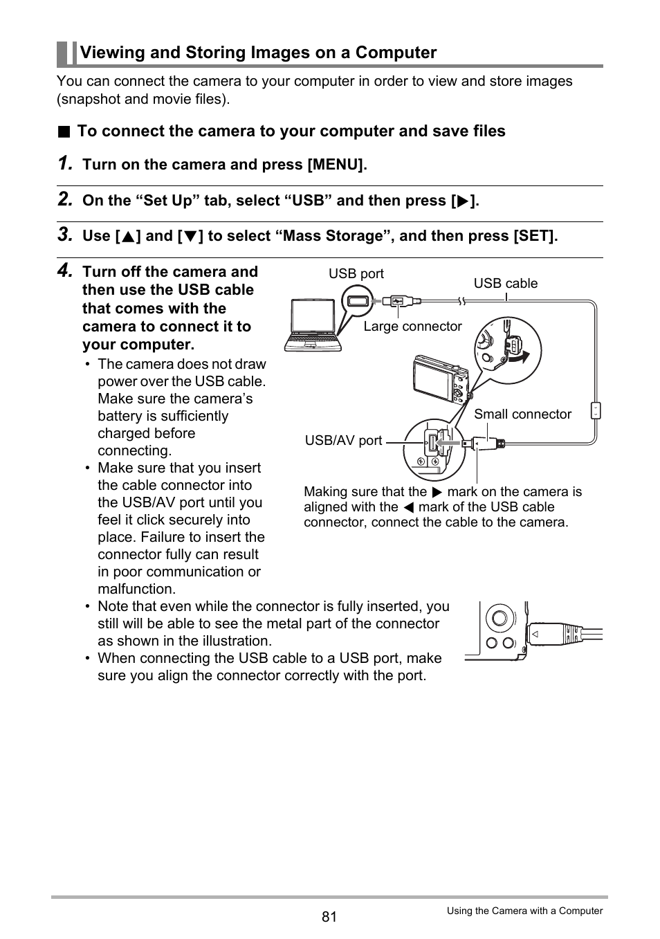 Viewing and storing images on a computer | Casio EXILIM EX-Z150 User Manual | Page 81 / 137
