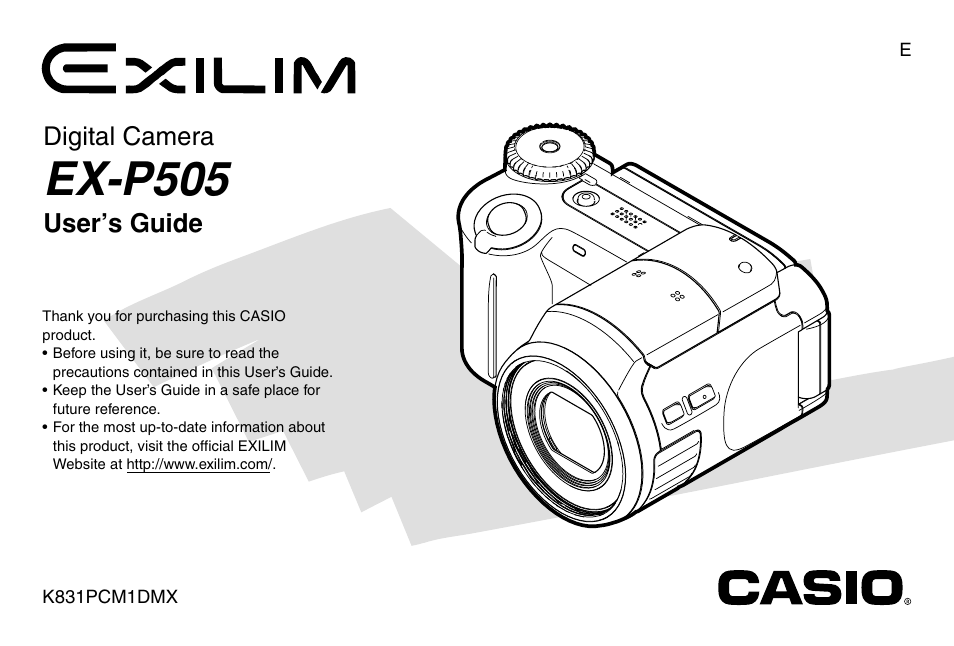 Casio EX-P505 User Manual | 236 pages
