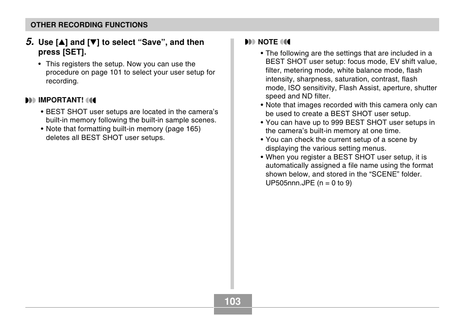 Casio EX-P505 User Manual | Page 103 / 236