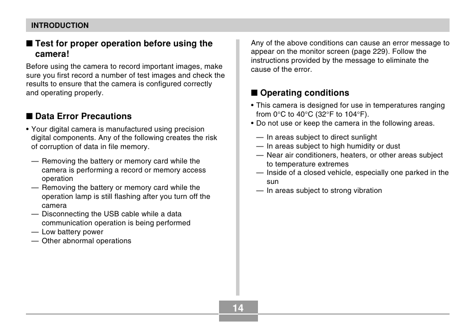 Casio EX-P505 User Manual | Page 14 / 236