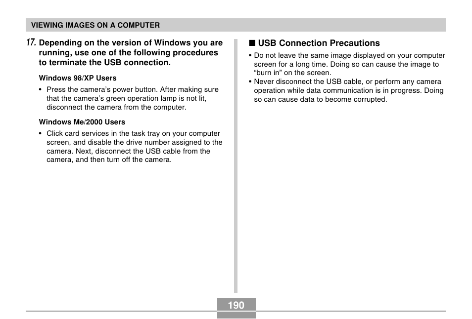 Casio EX-P505 User Manual | Page 190 / 236