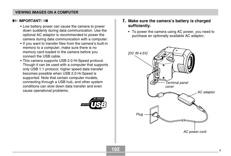 Casio EX-P505 User Manual | Page 192 / 236