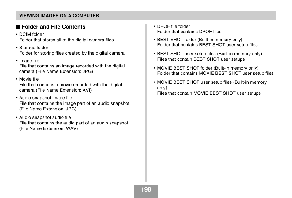 Casio EX-P505 User Manual | Page 198 / 236