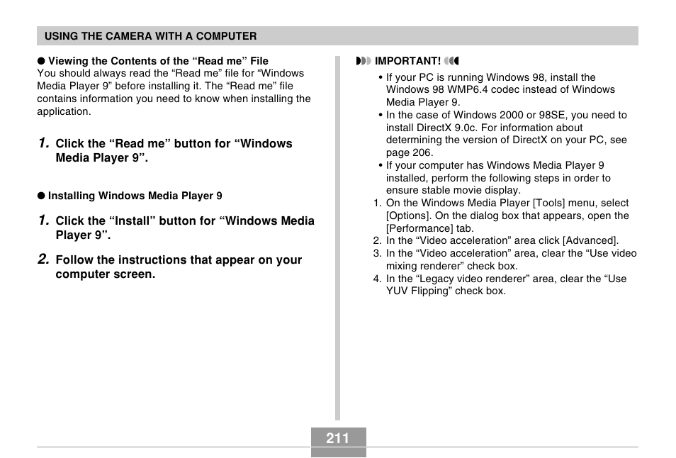 Casio EX-P505 User Manual | Page 211 / 236
