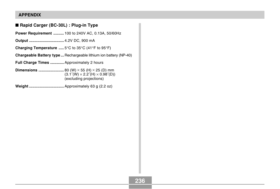 Casio EX-P505 User Manual | Page 236 / 236