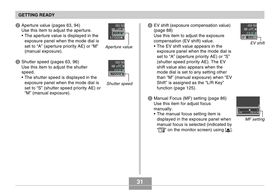 Casio EX-P505 User Manual | Page 31 / 236