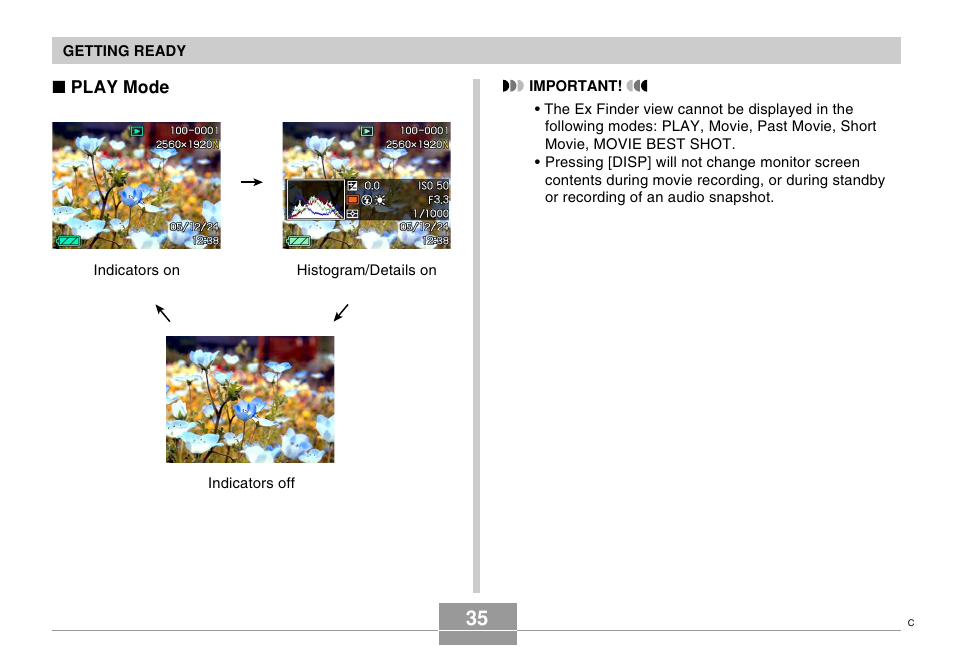 Casio EX-P505 User Manual | Page 35 / 236