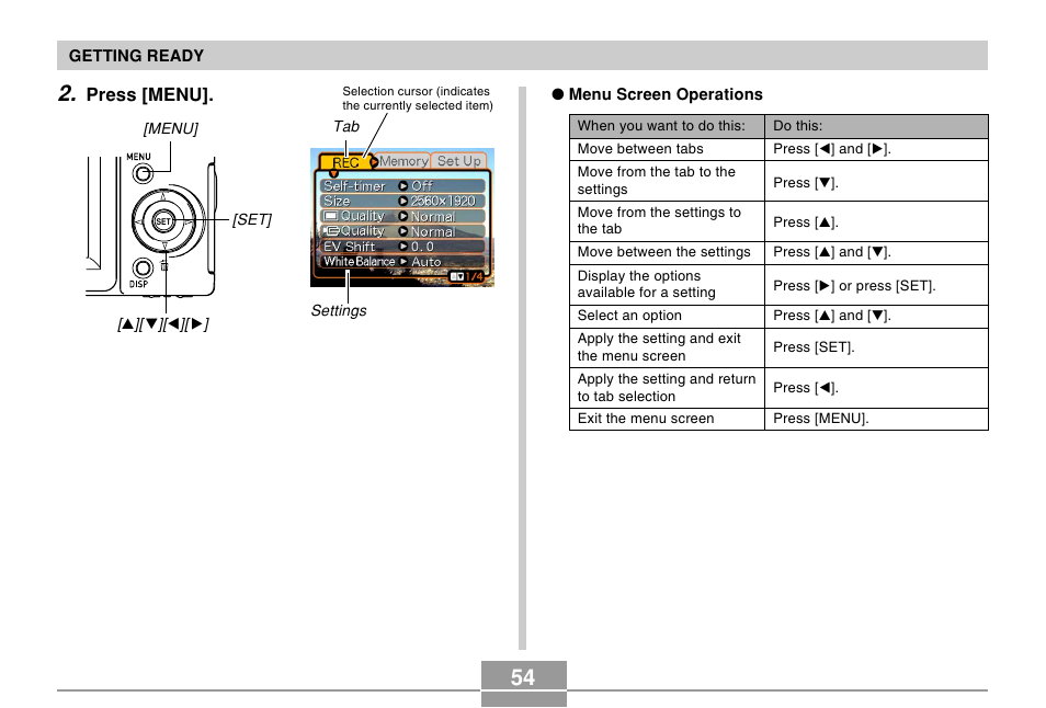 Casio EX-P505 User Manual | Page 54 / 236