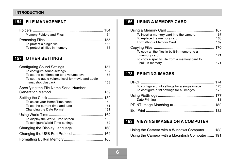 Casio EX-P505 User Manual | Page 6 / 236