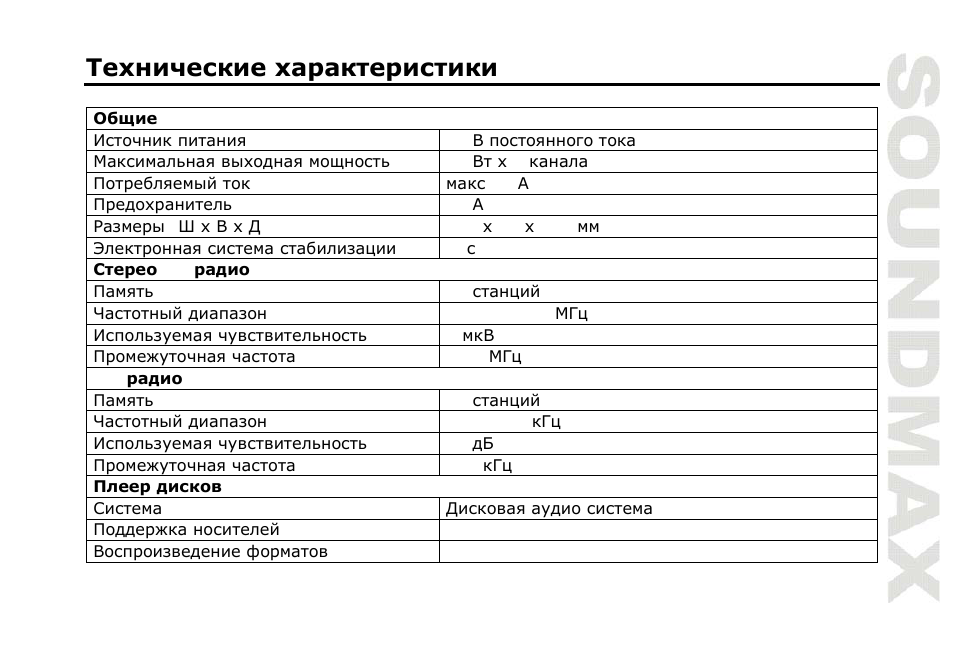 SoundMax SM-CDM1056 User Manual | Page 61 / 62