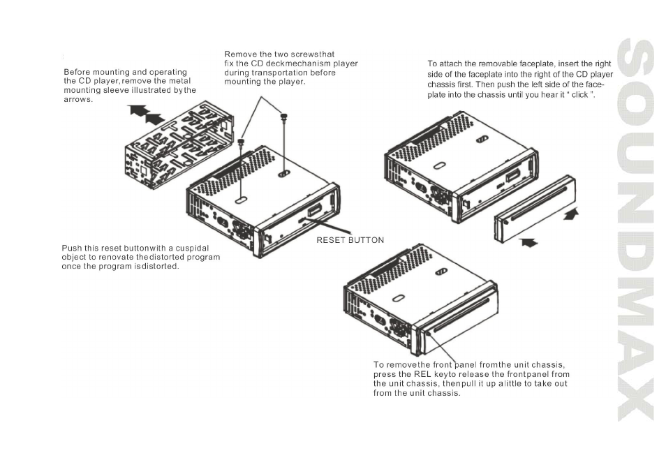 SoundMax SM-CDM1056 User Manual | Page 7 / 62