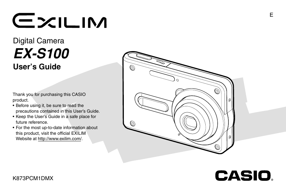 Casio EX-S100 User Manual | 207 pages
