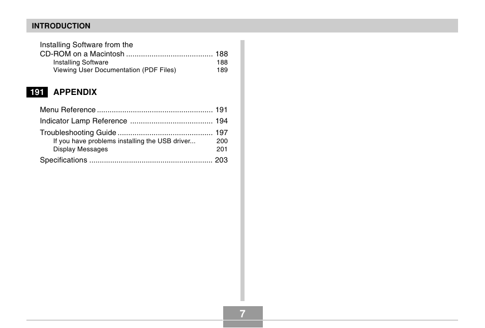 Casio EX-S100 User Manual | Page 7 / 207