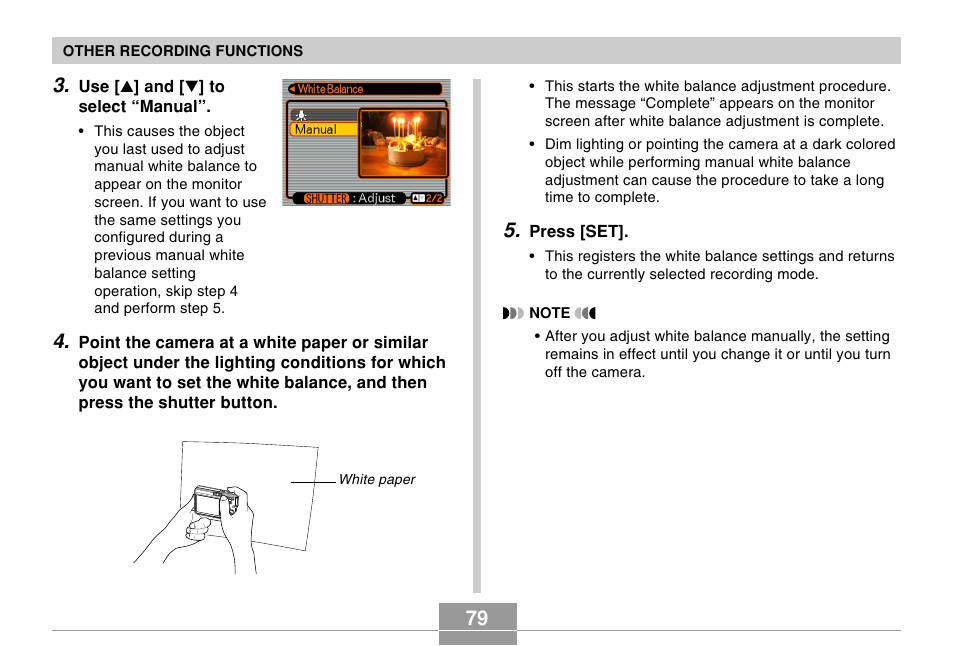 Casio EX-S100 User Manual | Page 79 / 207