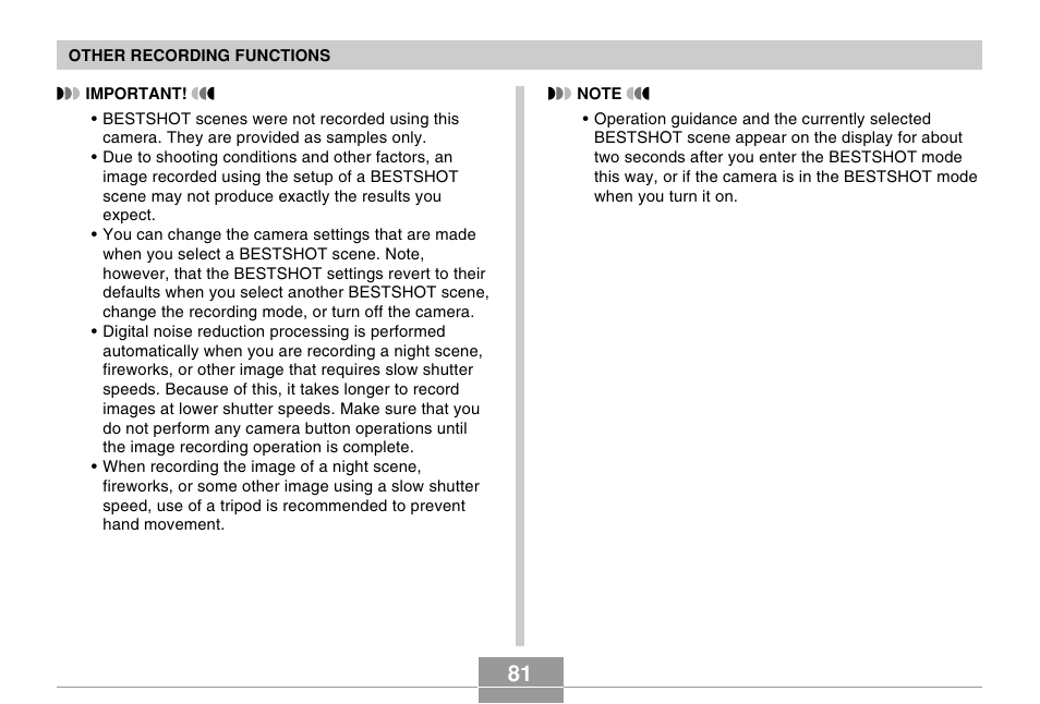 Casio EX-S100 User Manual | Page 81 / 207