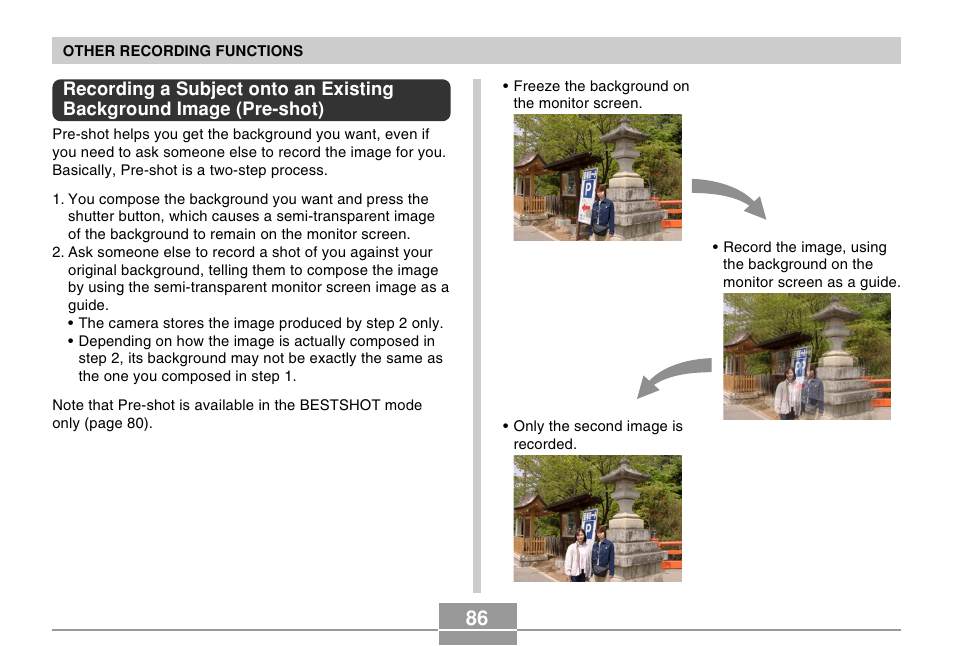 Casio EX-S100 User Manual | Page 86 / 207