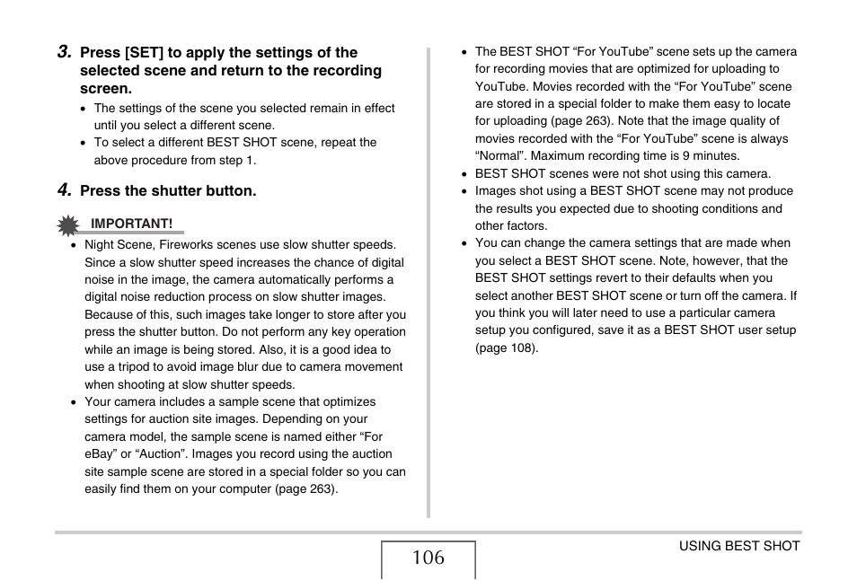 Casio EX-V8 User Manual | Page 106 / 289