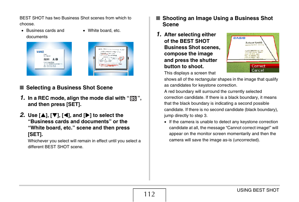 Casio EX-V8 User Manual | Page 112 / 289