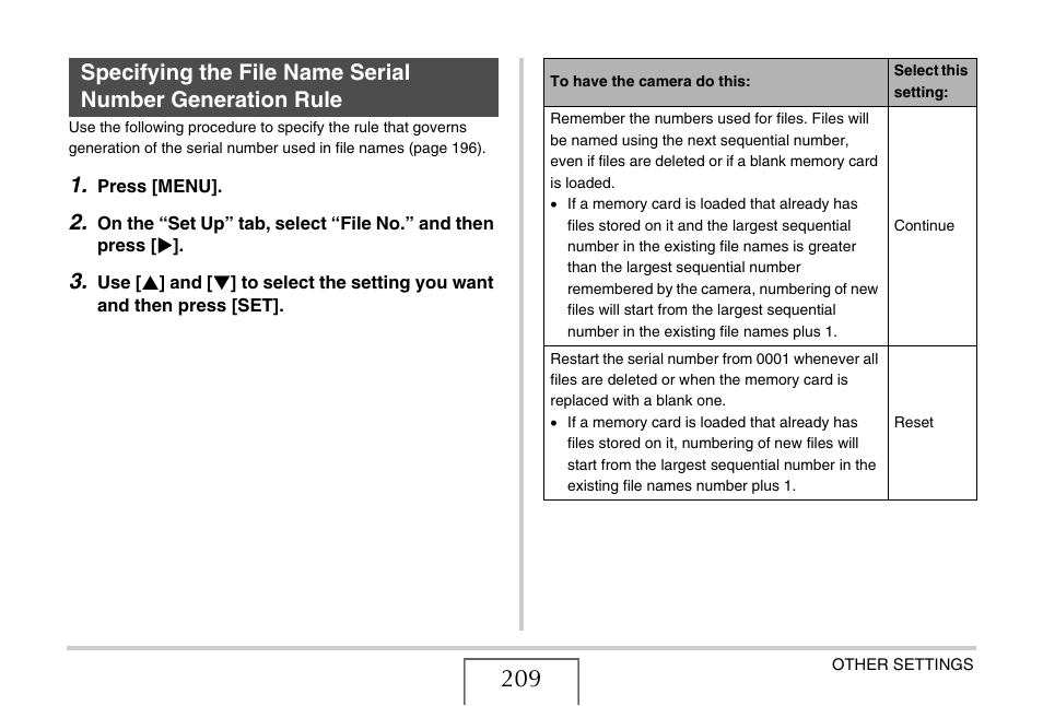 Casio EX-V8 User Manual | Page 209 / 289