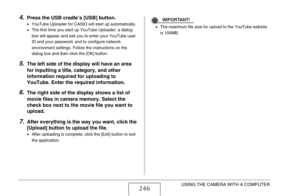 Casio EX-V8 User Manual | Page 246 / 289