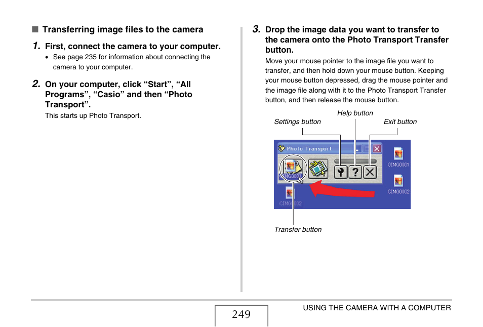 Casio EX-V8 User Manual | Page 249 / 289
